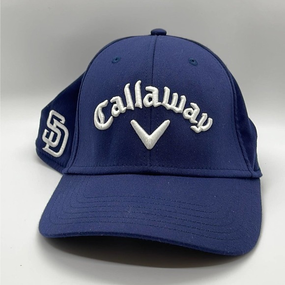 Callaway San Diego Padres The Links Navy Snapback Hat Cap #55666(Pre-owned) - Picture 1 of 7